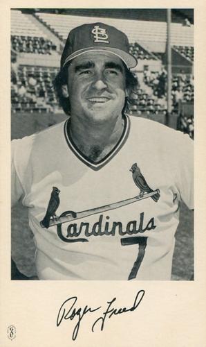 1979 St. Louis Cardinals Photocards #NNO Roger Freed Front