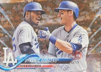 2018 Topps - Memorial Day Camo #365 Dynamic Dodgers Front