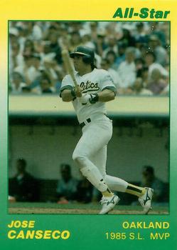 1991 Star All-Star #41 Jose Canseco Front