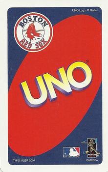 2004 UNO Boston Red Sox #Y7 Manny Ramirez Back