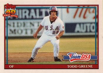 1991 Topps Traded #50T Todd Greene Front