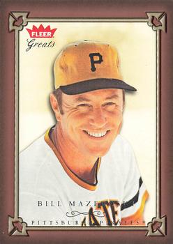 2004 Fleer Greats of the Game #127 Bill Mazeroski Front