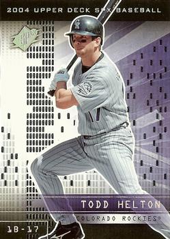 2004 SPx #2 Todd Helton Front