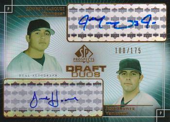 2004 SP Prospects - Draft Duos Dual Autographs #DD-MH Jeffrey Marquez / Jesse Hoover Front
