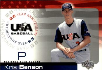 2004 Upper Deck USA 25th Anniversary #USA-14 Kris Benson Front