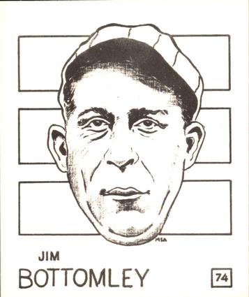 1969 Sports Cards for Collectors Series 2 #74 Jim Bottomley Front