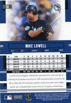 2005 Playoff Prestige #19 Mike Lowell Back