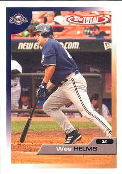 2005 Topps Total #405 Wes Helms Front