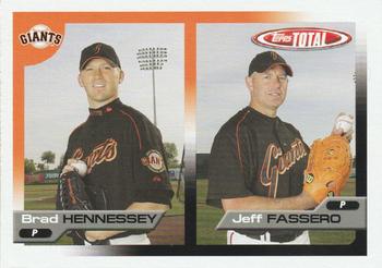 2005 Topps Total #583 Brad Hennessey / Jeff Fassero Front
