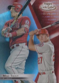 2018 Topps Gold Label - Class 1 Red #6 Mike Trout Front
