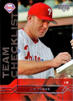2005 Upper Deck #491 Jim Thome Front