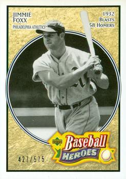 2005 Upper Deck Baseball Heroes #131 Jimmie Foxx Front