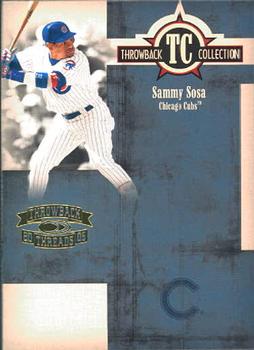 2005 Donruss Throwback Threads - Throwback Collection #TC-53 Sammy Sosa Front
