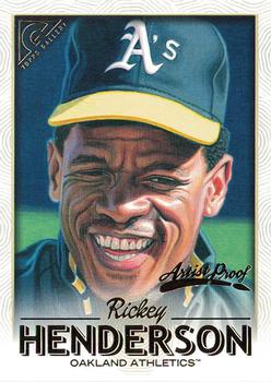 2018 Topps Gallery - Artist Proof #129 Rickey Henderson Front