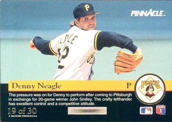 1992 Pinnacle Rookies #19 Denny Neagle Back