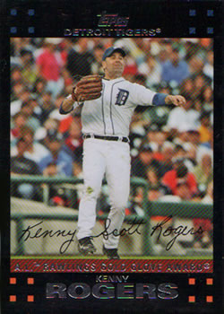 2007 Topps #304 Kenny Rogers Front