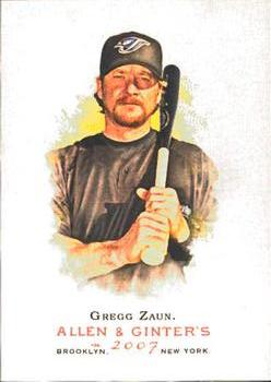 2007 Topps Allen & Ginter #232 Gregg Zaun Front