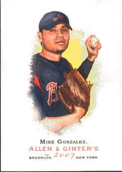 2007 Topps Allen & Ginter #2 Mike Gonzalez Front