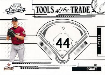 2005 Playoff Absolute Memorabilia - Tools of the Trade Black #TT-26 Roy Oswalt Front