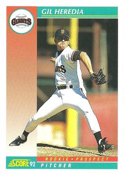 1992 Score #771 Gil Heredia Front