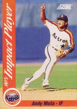 1992 Score - 90's Impact Players #33 Andy Mota Front