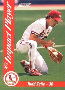 1992 Score - 90's Impact Players #34 Todd Zeile Front