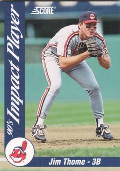 1992 Score - 90's Impact Players #36 Jim Thome Front