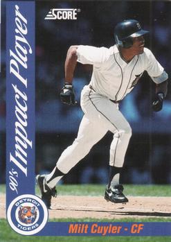 1992 Score - 90's Impact Players #4 Milt Cuyler Front