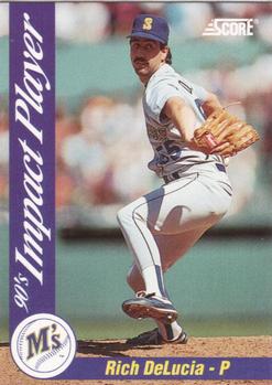 1992 Score - 90's Impact Players #6 Rich DeLucia Front