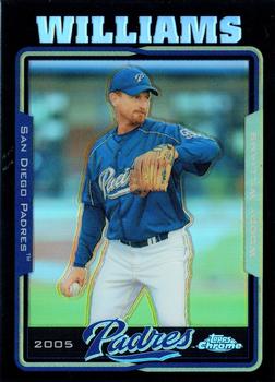 2005 Topps Chrome Updates & Highlights - Black Refractors #UH12 Woody Williams Front