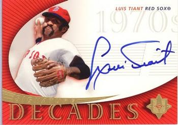 2005 UD Ultimate Signature Edition - Decades #SD-LT1 Luis Tiant Front