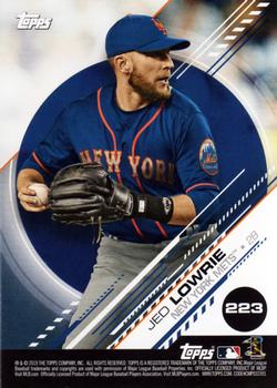 2019 Topps Stickers - Sticker Card Backs #223 Jed Lowrie Front