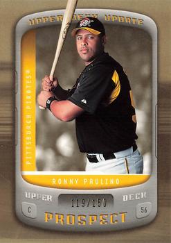 2005 Upper Deck Update - Prospects Gold #157 Ronny Paulino Front