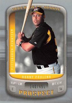 2005 Upper Deck Update - Prospects Silver #157 Ronny Paulino Front