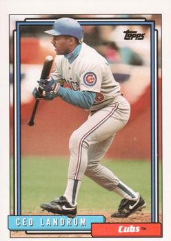 1992 Topps #81 Ced Landrum Front