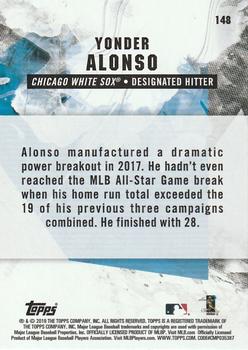 2019 Topps Fire - Flame #148 Yonder Alonso Back