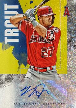 2019 Topps Fire - Fire Autographs Inferno #FA-MT Mike Trout Front