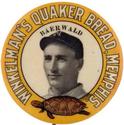 1909 Winkelman's Quaker Bread Memphis Turtles Pins #NNO Rudy Baerwald Front