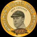 1909 Winkelman's Quaker Bread Memphis Turtles Pins #NNO Bob Coulson Front