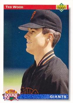 1992 Upper Deck #12 Ted Wood Front