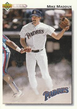 1992 Upper Deck #330 Mike Maddux Front