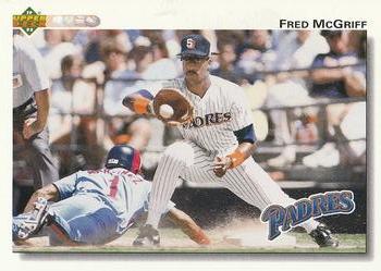 1992 Upper Deck #344 Fred McGriff Front
