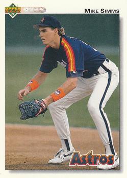 1992 Upper Deck #584 Mike Simms Front