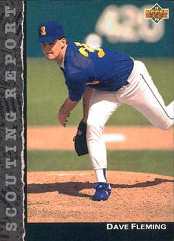 1992 Upper Deck - Scouting Report #SR8 Dave Fleming  Front