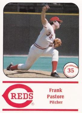 1982 Cincinnati Reds Yearbook Cards #NNO Frank Pastore Front