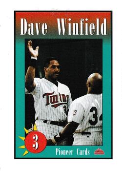 1994 Pioneer Ask Dave #3 Dave Winfield Front
