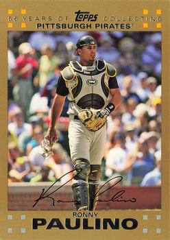 2007 Topps - Gold #381 Ronny Paulino Front