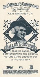 2007 Topps Allen & Ginter - Mini A & G Back #55 Ken Griffey Jr. Back