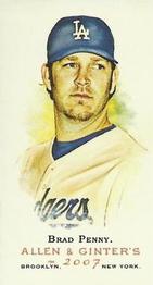 2007 Topps Allen & Ginter - Mini A & G Back #245 Brad Penny Front