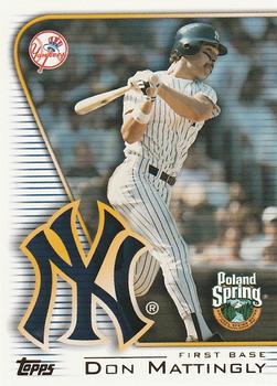 2004 Topps Poland Spring New York Yankees #3 Don Mattingly Front